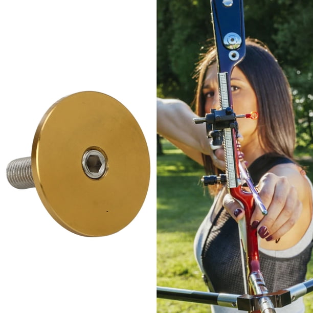 Pesas estabilizadoras de tiro con arco Estabilizador de arco de tiro con arco Equilibrio de ajuste Fácil de transportar Acero inoxidable Rosca 5/16 con tornillo para disparar ANGGREK Otros