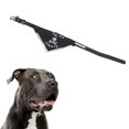 Fashion Pet Scarf Skull Head Pattern Dog Collar Adjustable PU Neck