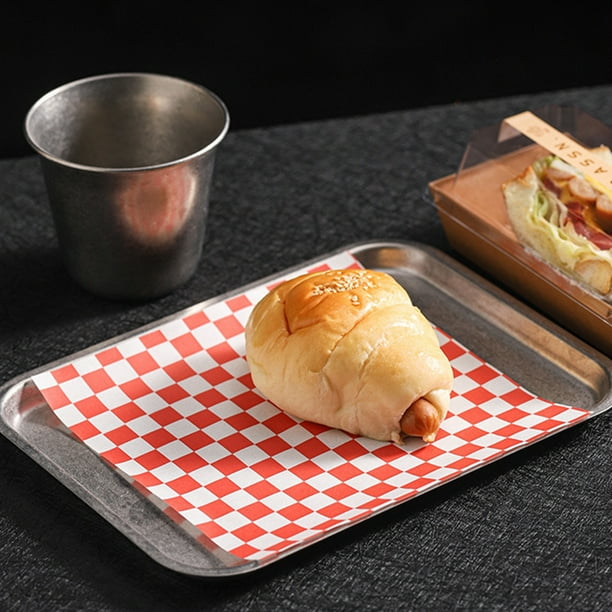 150 Stück Deli Papierblätter, Burger Papier, Burger Tüten, Sandwich Papier, Sand