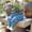 A, variant on Vikakiooze Home Decor Pastoral Resin Denim Pants Ornaments Creative Flower Pot Decoration Crafts Old Garden Balcony Figurines Outdoor Accessories Art