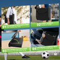 thumbnail image 3 of Asiento portátil para estadio Dayacoco con cojín impermeable, capacidad de 84 kg, 3 of 7