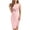 Pink, variant on Youpwaven Women's Sequin Patchwork Sleeveless Dress, Elegant Ruched Bodycon Party Gown, Sexy Side Slit Cocktail Dress for Evening Gala