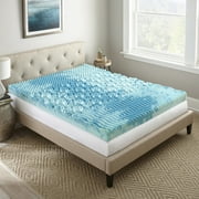 Boyd Sleep 4 Cooling Gel Memory Foam Mattress Topper with Multi-Zone Pressure Relief, Full Size