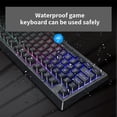 thumbnail image 5 of facefd Luminous Wired Mechanical Keyboard 89 Keys Home School Business Work Notebook Desktop Key Board Replacement Upgrade, 5 of 5