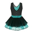 thumbnail image 2 of CHICTRY Girls Shiny Sequins Dance Skirted Leotard Sleeveless Ballet Jazz Ballerina Tutus Mesh Dress, 2 of 6