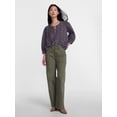 thumbnail image 3 of Scenario Women's and Women's Plus Blouse with 3/4-Length Puff Sleeves, Sizes XS-4X, 3 of 6