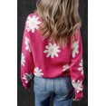 thumbnail image 3 of Ushdele Vibrant Daisy Sweater - Chic & Comfortable Fit, 3 of 8