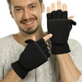 thumbnail image 6 of Winter Gloves - Half-finger flip-top warm gloves, made with thick fabric, suitable for outdoor leisure activities, fishing, painting, and photography., 6 of 7