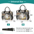 thumbnail image 4 of FORMRS Insulated Lunch Bag Unisex Large Capacity with Shoulder Strap, Cute Ghosts, 4 of 6