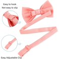 thumbnail image 3 of LAICAIW Classic Pre-Tied Bow Tie for Children & Adults Solid Color Adjustable Bowtie Gabardine, 3 of 7