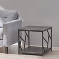 thumbnail image 4 of Noble House Arthur Industrial Modern Iron Coffee Table, Dark Gray and Black Finish, 4 of 4