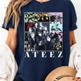 thumbnail image 2 of Vintage ATEEZ Kpop Shirt Men's And Women's Graphic Tee 100% Cotton by TBun, Full Sizes S-5XL, 2 of 3