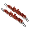 thumbnail image 1 of OULII Lot de 2 Barrettes pour Femmes Pierres Rouges pour Cheveux Bouclés Décoration, 1 of 5