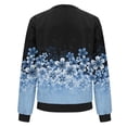thumbnail image 5 of Women's Floral Print Bomber Jacket Casual Lightweight Zip-Up Coat with Pockets Stylish Spring Fall Outerwear, 5 of 5