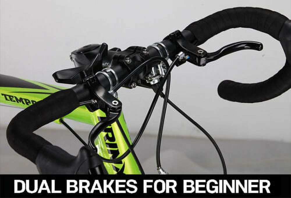 Trinx TEMPO1.0 700C Road Bike 21 Speed Racing Bicycle Black Green