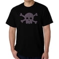 thumbnail image 1 of Men's Word Art T-shirt - XOXO Skull, 1 of 2
