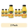 (2 pack) Minute Maid Orange Juice Bottles, 10 fl oz, 6 Pack