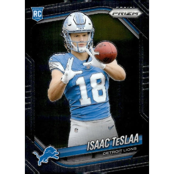 2025 Panini Prizm #316 Isaac TeSlaa RC Rookie Detroit Lions NFL ...