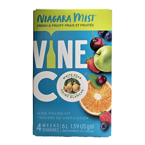 VineCo Niagara Mist White Pear Wine Ingredient Kit