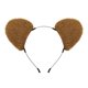 thumbnail image 3 of Diadema con orejas esponjosas Yuyangstore para disfraz de cosplay, Marrón, 25 cm x 16 cm, 3 of 8
