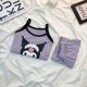 thumbnail image 4 of Pijama Kawaii Sanrio Kuromi de Anime Cinnamoroll con correa de oso de fresa, traje para casa informal a la moda para niños, prendas de vestir exteriores Y2K para niñas, 4 of 4