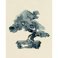 thumbnail image 3 of Green, Jacob 15x18 Black Modern Framed Museum Art Print Titled - Indigo Bonsai II, 3 of 5