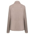 thumbnail image 4 of Women'S Long Sleeve Button Cowl Neck Casual Knitted Pullover Tunic Sweaters Cardigan Jacket, 4 of 6
