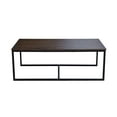thumbnail image 4 of Bolton Furniture Arcadia Acacia Wood 54" Coffee Table with Nesting Tables, Antiqued Mocha, 4 of 17