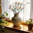 thumbnail image 6 of Meiiso 10 Artificial Champagne Carnations (White Carnations, Fake Carnation Stems), 1PC Artificial Flowers Bouquet Decoration, Bridal Wedding Flower Real Latex Home Artificial Flowers, 6 of 6
