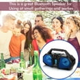 thumbnail image 5 of Technical Pro Wireless Rechargeable LED Bluetooth Boombox Speaker, USB/SD Card inputs, Integrated Carry Handle, Shoulder Strap, LED Color Change Woofer, The Perfect Portable Stereo for Home, 5 of 6