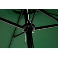 thumbnail image 5 of 14.8 Ft Double Sided Outdoor Umbrella,Rectangular Large Patio Umbrella with 12 Steel Ribs and Crank ,Beach Umbrella for Pool, Lawn,Garden,Patio and Deck(No Base Included),Dark Green, 5 of 7