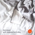 thumbnail image 3 of Layla Bamboo Bed Sheets | 100% Viscose from Bamboo | Breathable with Temperature Control | Soft, Silky, and Light Bed Sheets (White, Twin XL), 3 of 6