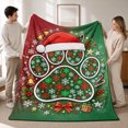 thumbnail image 3 of SPXUBZ Christmas Tree Pattern Throw Blanket 50x60 Inch, Holiday Decorative Soft Fleece Blanket, Cozy Winter Home Decor for Sofa Bed 60"x50", 3 of 5