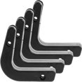 thumbnail image 1 of SEWCHICS 4 Pcs Support de Barre Support de Rangement pour Barre Noir PC pour Protéger le Sol dans la Gym, 1 of 5