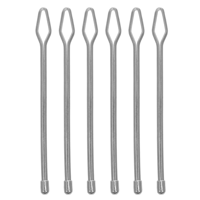 KAKOWELY Cord Threader 6pcs Threader DIY Cross Stitch Sewing Tool Wire Loop Threader Rope Threader2.68"X0.2"X0.12"