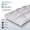 thumbnail image 5 of PureCare SUB-0° SoftCell Chill Pillow King, White, 5 of 5