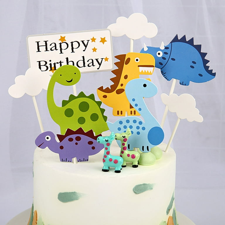 Kit Decoration Gateau - Happy Dinosaure