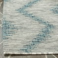 thumbnail image 2 of SAFAVIEH Courtyard Clark Chevron Indoor/Outdoor Area Rug, 2'7" x 5', Grey/Blue, 2 of 3