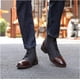 thumbnail image 5 of Botas de vestir para hombre, botas Chelsea para hombre, botines Chukka de cuero con cordones, elegantes y cómodos, con bloques de color., 5 of 5