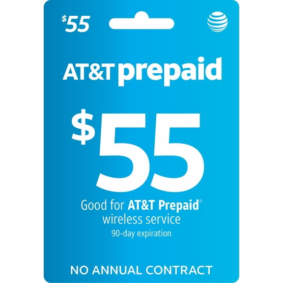 AT&T Prepaid $55 Top Up