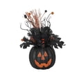 thumbnail image 2 of Calabaza de Halloween, adorno de calabaza Artificial, decoración realista de Halloween, modelo de calabazas de simulación para dormitorio de Casa, 2 of 6