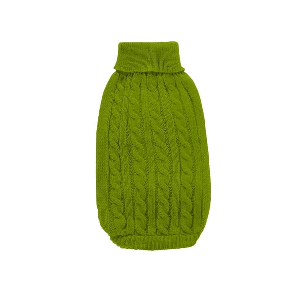 Ropa para Perros Methold Poliéster Chaleco Camisa para cachorros Mantener caliente Lindo Universal Espesar Fruta Verde 3XL