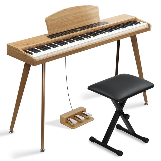 Piano Digital Ktaxon 88 Teclas Contrapesadas Bluetooth MIDI
