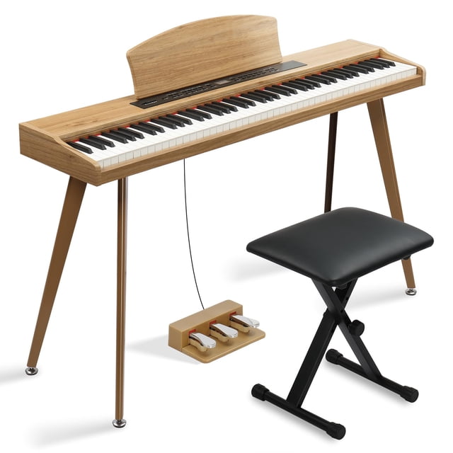 Piano Digital Ktaxon 88 Teclas Contrapesadas Bluetooth MIDI