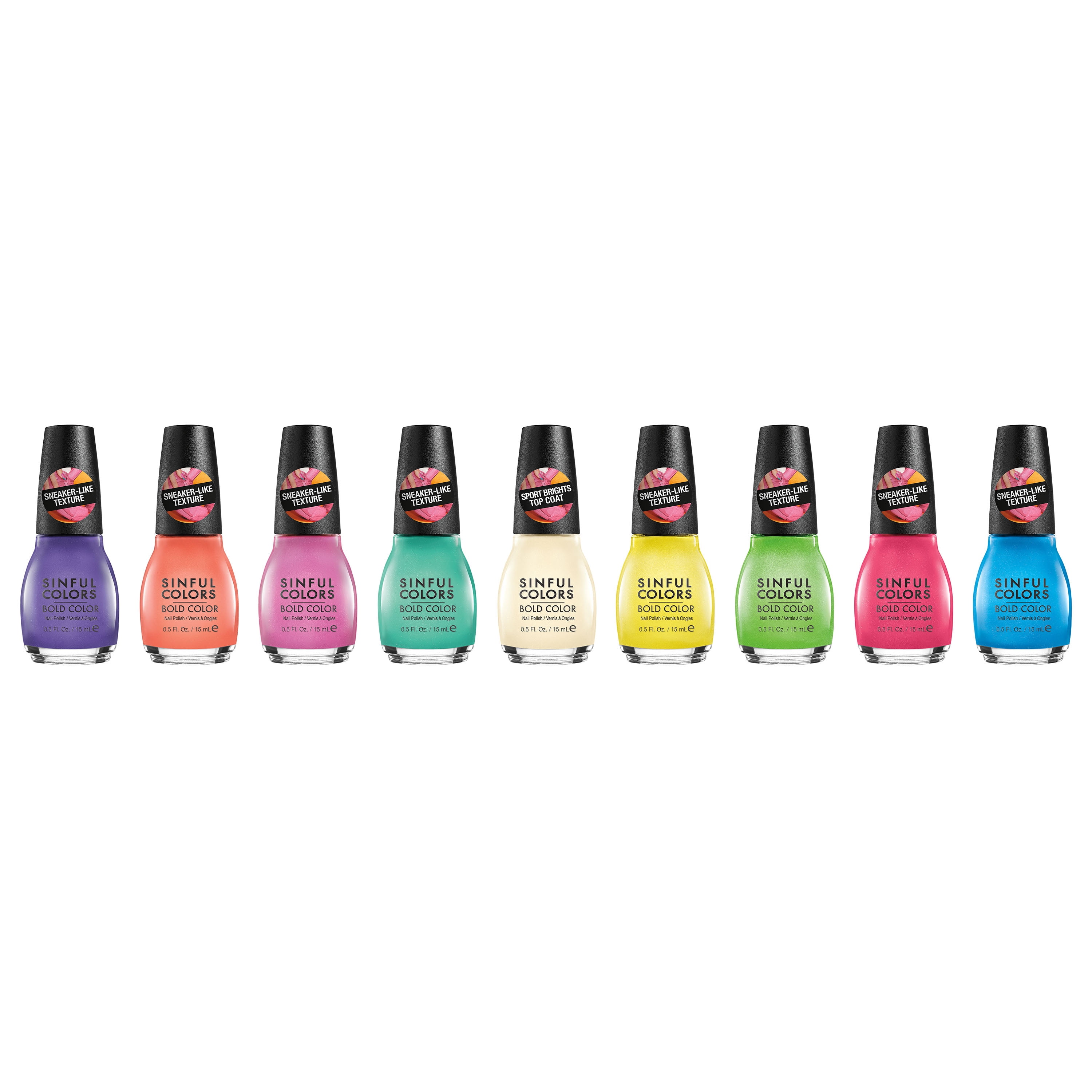 Sinful Colors Sporty Brights Nail Polish, Fitspo