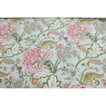 thumbnail image 3 of Cozy Line Aregada French Country Style Green Floral Cotton Quilt Set, Queen - Reversible (3 Count), 3 of 5