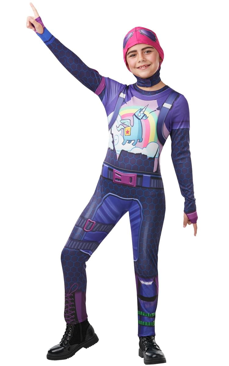 Brite Bomber Fortnite Womens Costume Fancy Dress Outfit Gaming 