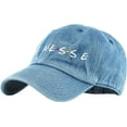 thumbnail image 1 of Finesse Embroidered Dad Hat Cotton Adjustable Baseball Cap, 1 of 4