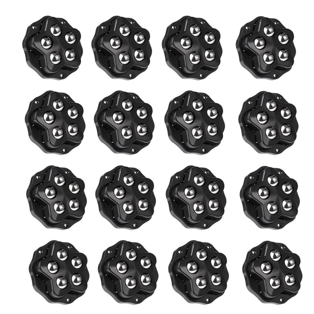 Universal Swivel Wheel Assembly For Smooth Mobility And Quiet Operation With Non Punch Base And Pads 16PCS