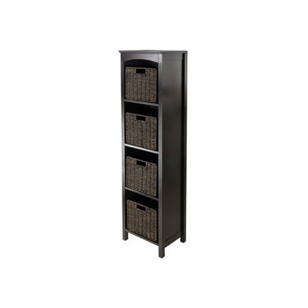 5pc Storage 5-Tier Shelf with 4 Small Baskets - Walmart.com